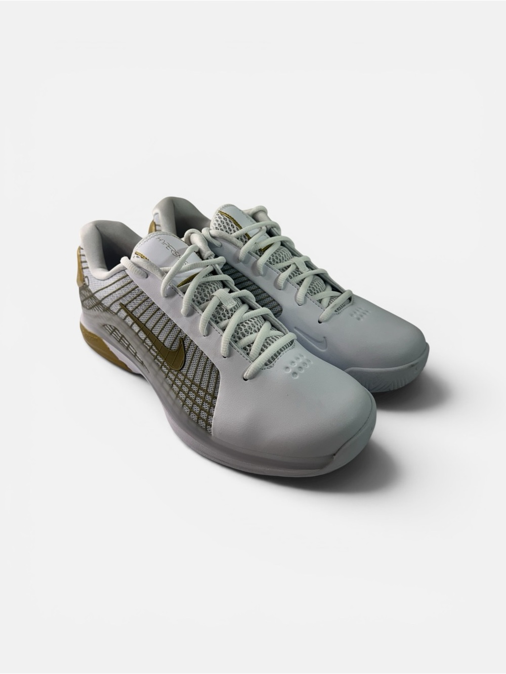 Nike Court Air Zoom Vapor 12 Hypersmash HC White Gold HV1488-100 Men's 10.5 - Picture 5 of 9